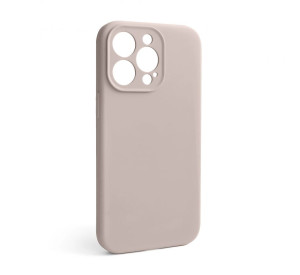 Чехол Full Silicone Case для Apple iPhone 13 Pro grey pink (73) закрытая камера (без логотипа)