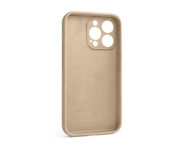 Чехол Full Silicone Case для Apple iPhone 13 Pro desert gold (76) закрытая камера (без логотипа)