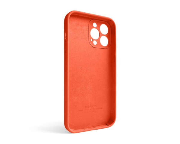 Чохол Full Silicone Case для Apple iPhone 13 Pro Max apricot (02) закрита камера