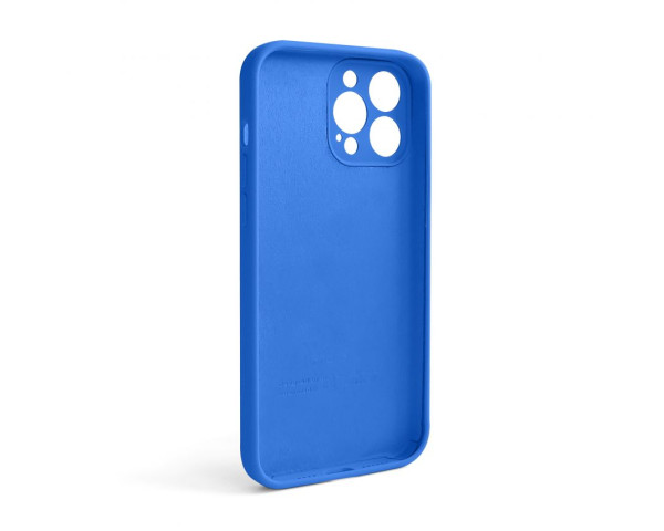 Чохол Full Silicone Case для Apple iPhone 13 Pro Max royal blue (3) закрита камера (без логотипу)