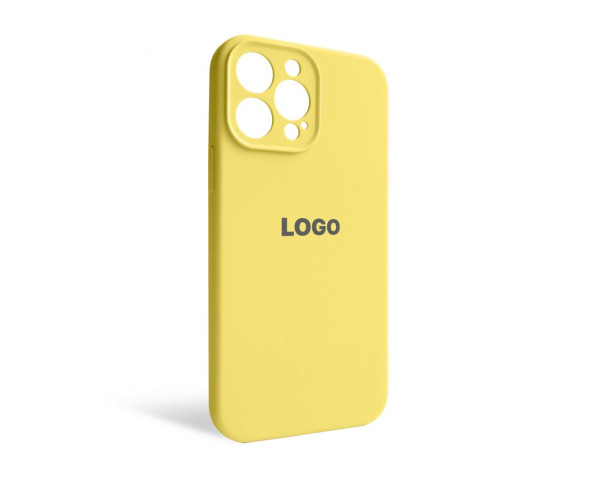 Чохол Full Silicone Case для Apple iPhone 13 Pro Max yellow (04) закрита камера