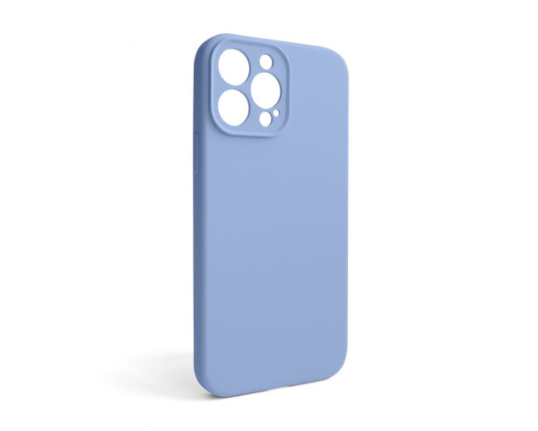 Чехол Full Silicone Case для Apple iPhone 13 Pro Max light blue (05) закрытая камера (без логотипа)
