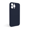 Чохол Full Silicone Case для Apple iPhone 13 Pro Max dark blue (08) закрита камера (без логотипу)