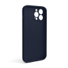 Чохол Full Silicone Case для Apple iPhone 13 Pro Max dark blue (08) закрита камера (без логотипу)