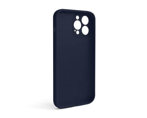 Чохол Full Silicone Case для Apple iPhone 13 Pro Max dark blue (08) закрита камера (без логотипу)