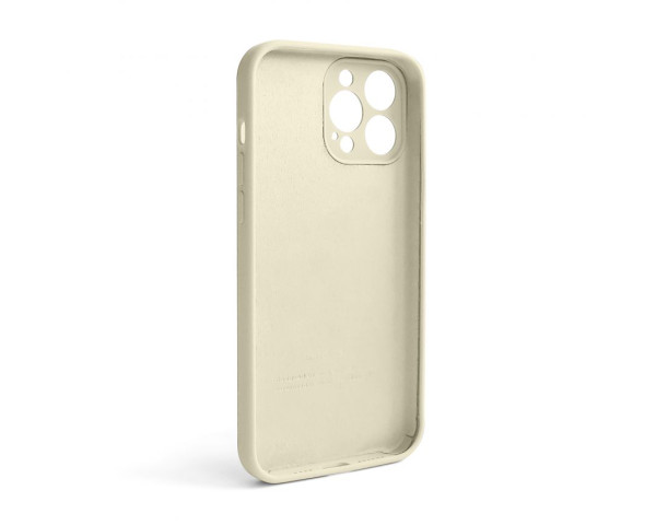 Чохол Full Silicone Case для Apple iPhone 13 Pro Max antique white (10) закрита камера (без логотипу)