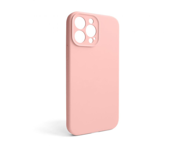 Чехол Full Silicone Case для Apple iPhone 13 Pro Max light pink (12) закрытая камера (без логотипа)