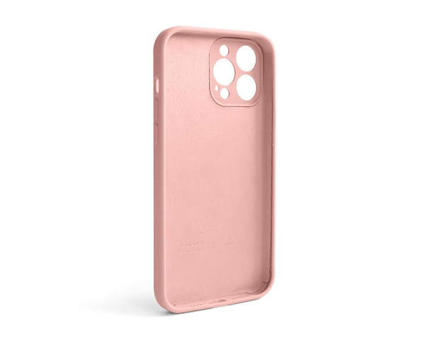 Чехол Full Silicone Case для Apple iPhone 13 Pro Max light pink (12) закрытая камера (без логотипа)