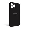 Чохол Full Silicone Case для Apple iPhone 13 Pro Max black (18) закрита камера
