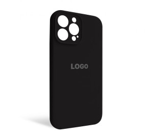 Чохол Full Silicone Case для Apple iPhone 13 Pro Max black (18) закрита камера