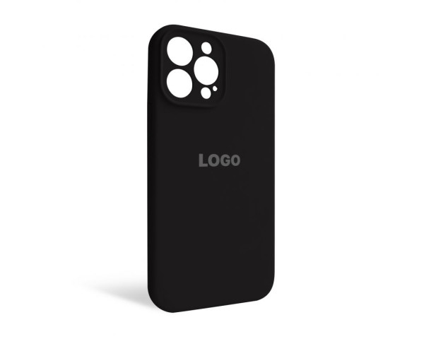 Чохол Full Silicone Case для Apple iPhone 13 Pro Max black (18) закрита камера