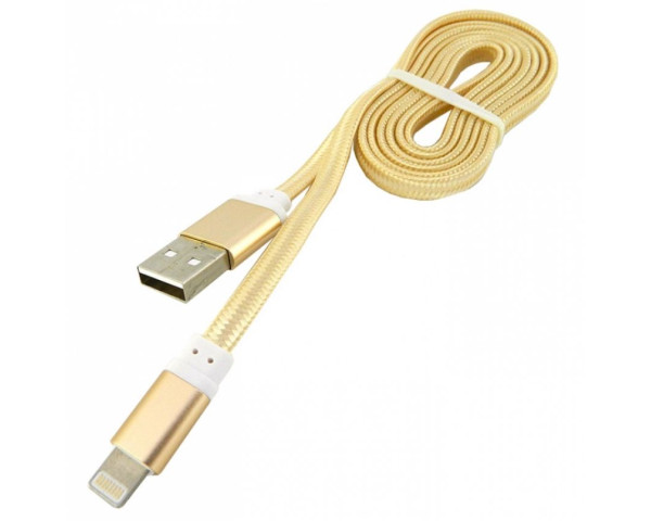 Кабель USB WALKER C330 Lightning gold
