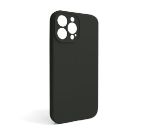 Чехол Full Silicone Case для Apple iPhone 13 Pro Max dark olive (35) закрытая камера (без логотипа)
