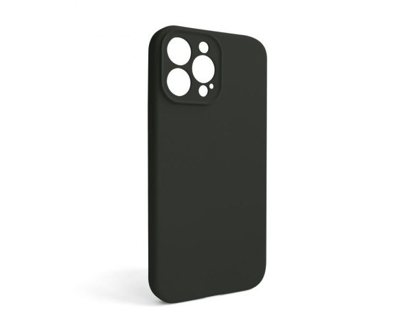 Чохол Full Silicone Case для Apple iPhone 13 Pro Max dark olive (35) закрита камера (без логотипу)