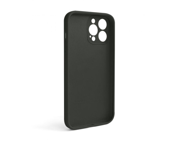 Чохол Full Silicone Case для Apple iPhone 13 Pro Max dark olive (35) закрита камера (без логотипу)