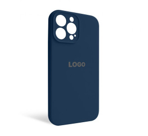 Чехол Full Silicone Case для Apple iPhone 13 Pro Max blue cobalt (36) закрытая камера