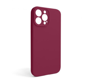 Чохол Full Silicone Case для Apple iPhone 13 Pro Max rose red (37) закрита камера (без логотипу)