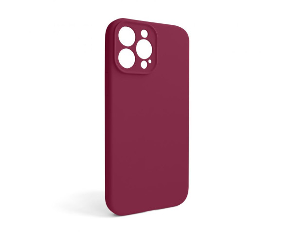 Чохол Full Silicone Case для Apple iPhone 13 Pro Max rose red (37) закрита камера (без логотипу)