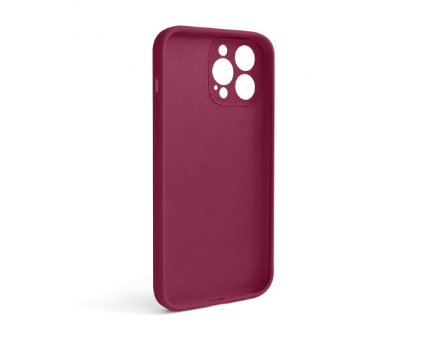 Чохол Full Silicone Case для Apple iPhone 13 Pro Max rose red (37) закрита камера (без логотипу)