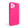 Чохол Full Silicone Case для Apple iPhone 13 Pro Max shiny pink (38) закрита камера (без логотипу)