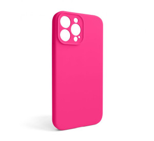 Чохол Full Silicone Case для Apple iPhone 13 Pro Max shiny pink (38) закрита камера (без логотипу)