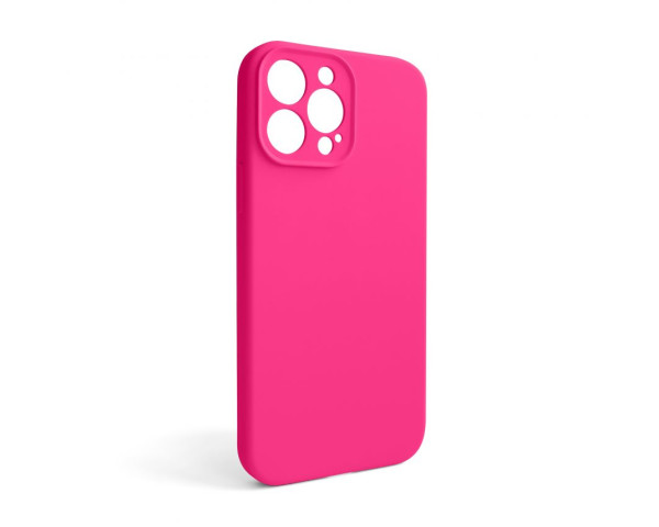 Чохол Full Silicone Case для Apple iPhone 13 Pro Max shiny pink (38) закрита камера (без логотипу)