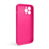Чохол Full Silicone Case для Apple iPhone 13 Pro Max shiny pink (38) закрита камера (без логотипу)