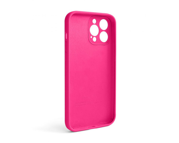 Чохол Full Silicone Case для Apple iPhone 13 Pro Max shiny pink (38) закрита камера (без логотипу)