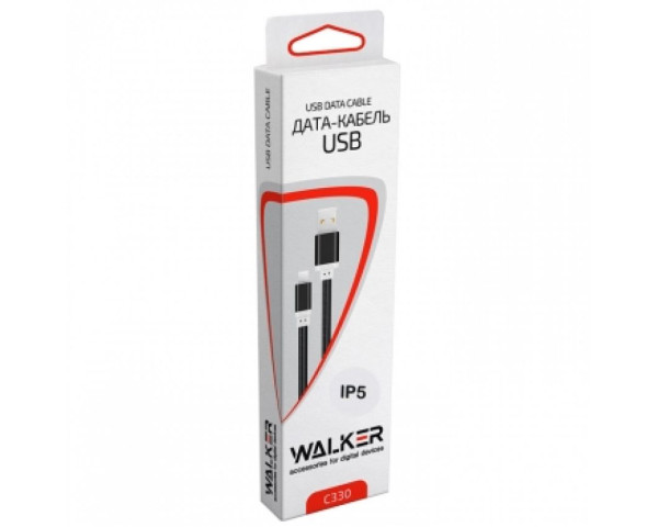 Кабель USB WALKER C330 Lightning white