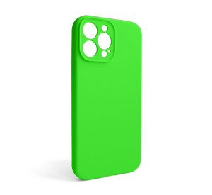 Чохол Full Silicone Case для Apple iPhone 13 Pro Max shiny green (40) закрита камера (без логотипу)