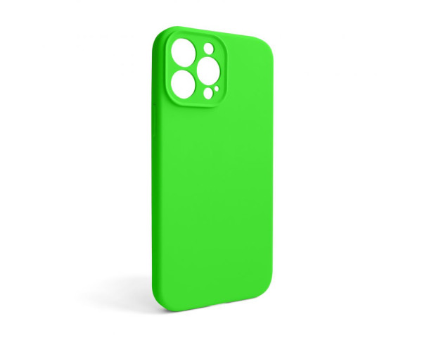 Чохол Full Silicone Case для Apple iPhone 13 Pro Max shiny green (40) закрита камера (без логотипу)