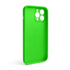 Чохол Full Silicone Case для Apple iPhone 13 Pro Max shiny green (40) закрита камера (без логотипу)