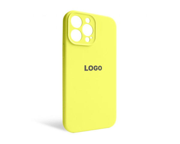 Чохол Full Silicone Case для Apple iPhone 13 Pro Max flash lime (41) закрита камера