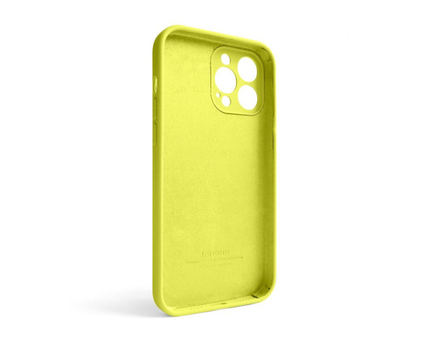 Чохол Full Silicone Case для Apple iPhone 13 Pro Max flash lime (41) закрита камера