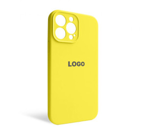 Чехол Full Silicone Case для Apple iPhone 13 Pro Max canary yellow (50) закрытая камера