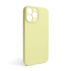 Чехол Full Silicone Case для Apple iPhone 13 Pro Max mellow yellow (51) закрытая камера (без логотипа)
