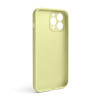 Чехол Full Silicone Case для Apple iPhone 13 Pro Max mellow yellow (51) закрытая камера (без логотипа)