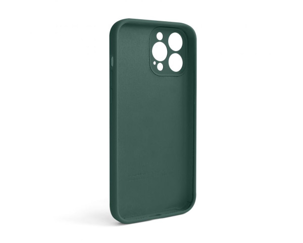 Чохол Full Silicone Case для Apple iPhone 13 Pro Max pine green (55) закрита камера (без логотипу)