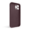 Чохол Full Silicone Case для Apple iPhone 13 Pro Max plum (57) закрита камера