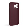 Чехол Full Silicone Case для Apple iPhone 13 Pro Max plum (57) закрытая камера (без логотипа)
