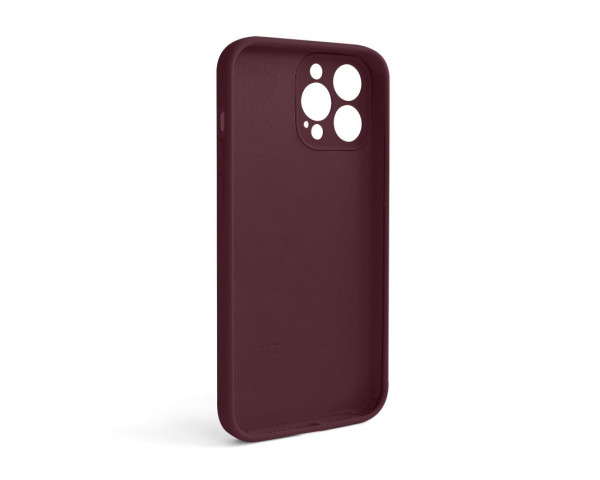 Чехол Full Silicone Case для Apple iPhone 13 Pro Max plum (57) закрытая камера (без логотипа)