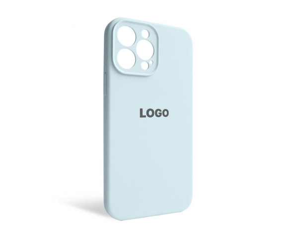 Чохол Full Silicone Case для Apple iPhone 13 Pro Max sky blue (58) закрита камера