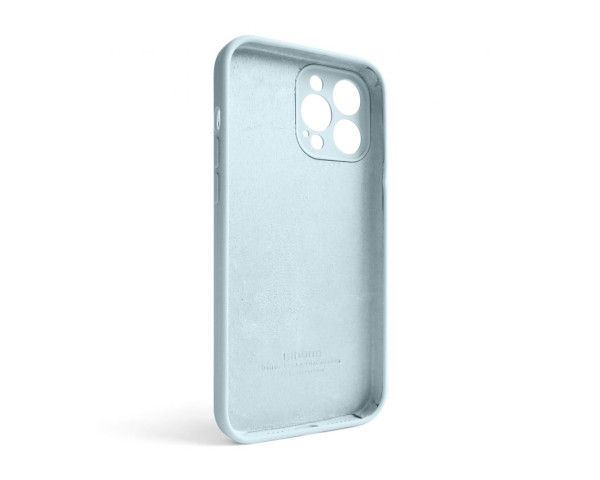 Чохол Full Silicone Case для Apple iPhone 13 Pro Max sky blue (58) закрита камера