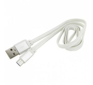 Кабель USB WALKER C330 Micro white