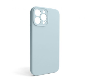 Чохол Full Silicone Case для Apple iPhone 13 Pro Max sky blue (58) закрита камера (без логотипу)