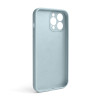 Чохол Full Silicone Case для Apple iPhone 13 Pro Max sky blue (58) закрита камера (без логотипу)