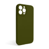 Чохол Full Silicone Case для Apple iPhone 13 Pro Max forest green (63) закрита камера (без логотипу)