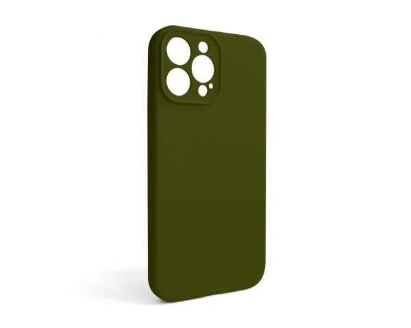 Чохол Full Silicone Case для Apple iPhone 13 Pro Max forest green (63) закрита камера (без логотипу)