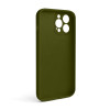 Чохол Full Silicone Case для Apple iPhone 13 Pro Max forest green (63) закрита камера (без логотипу)
