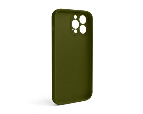 Чохол Full Silicone Case для Apple iPhone 13 Pro Max forest green (63) закрита камера (без логотипу)